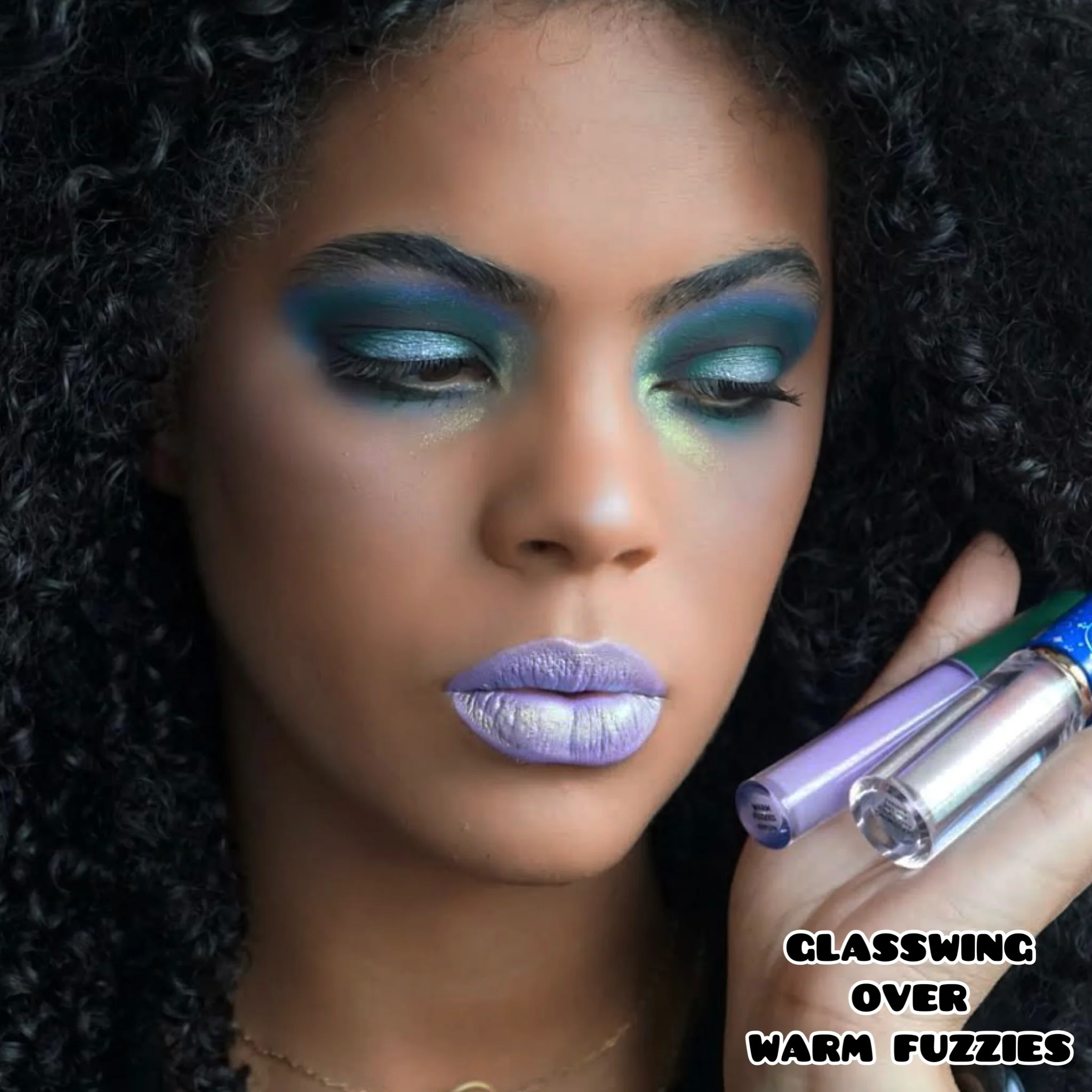 Glasswing Moonlit Metal Glitter Lip Topper - Image 4