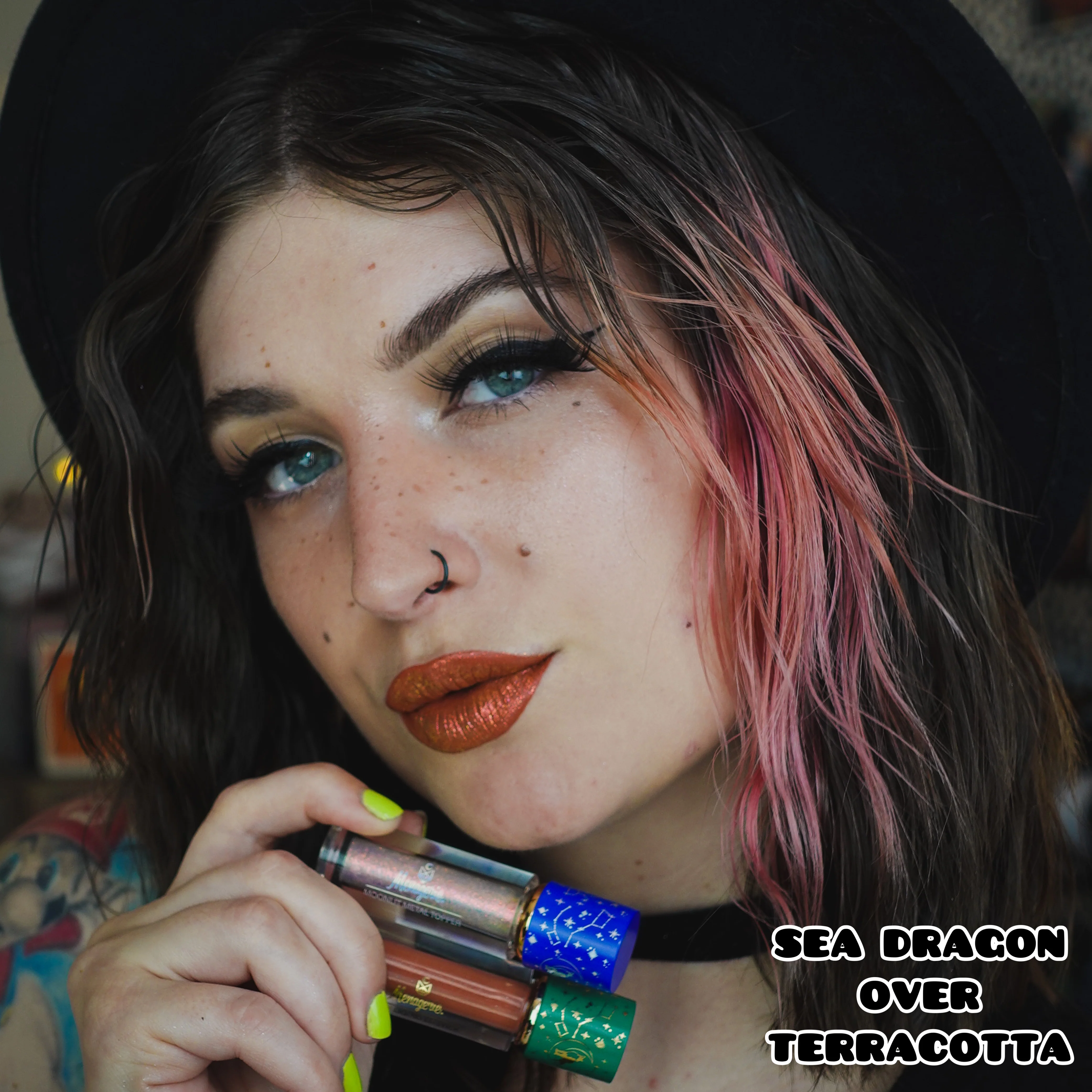 Seadragon Moonlit Metal Eye & Lip Glitter Topper - Image 3