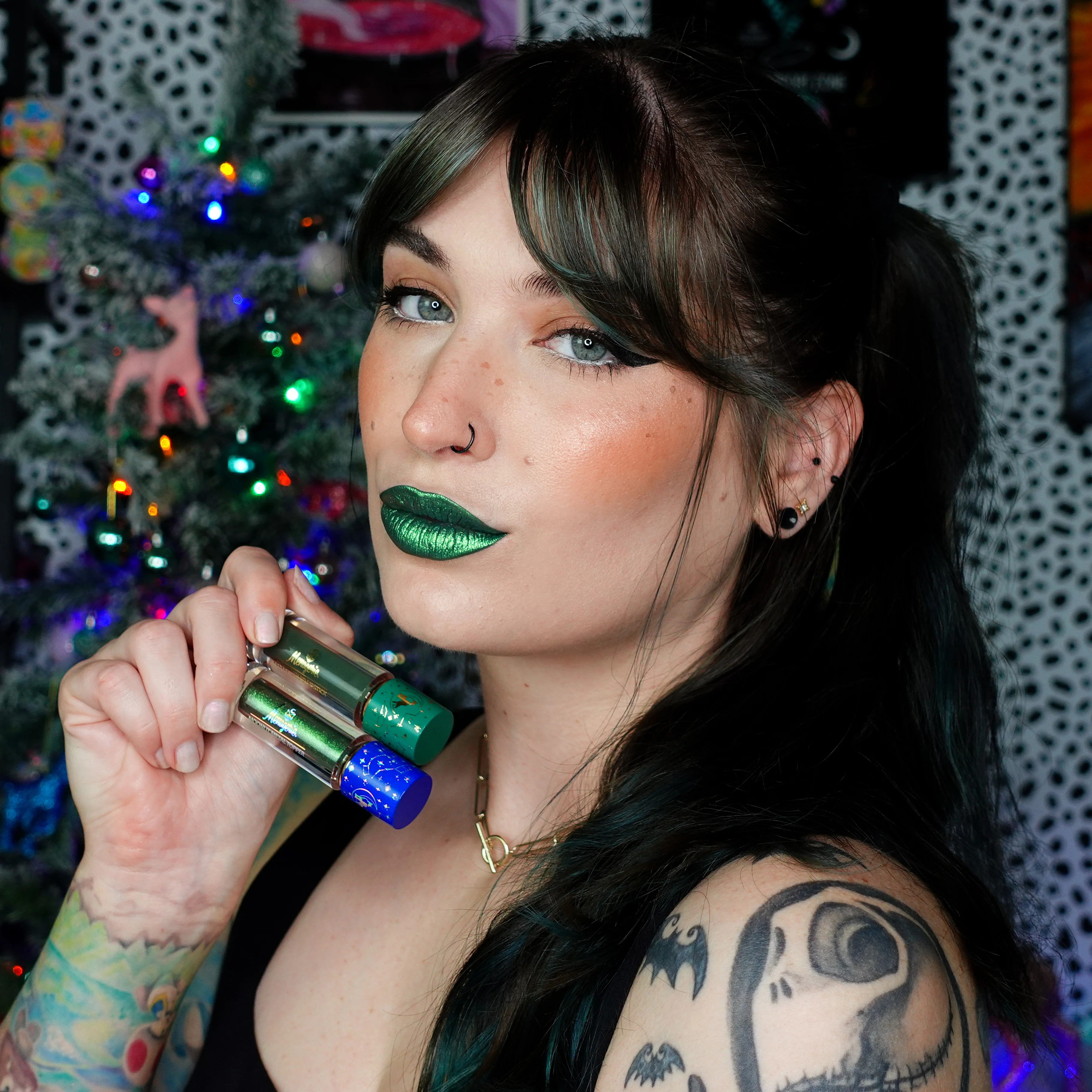 Serpent Moonlit Metal Eye & Lip Glitter Topper - Image 2